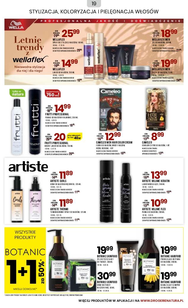 Gazetka promocyjna Drogerie Natura str. 19