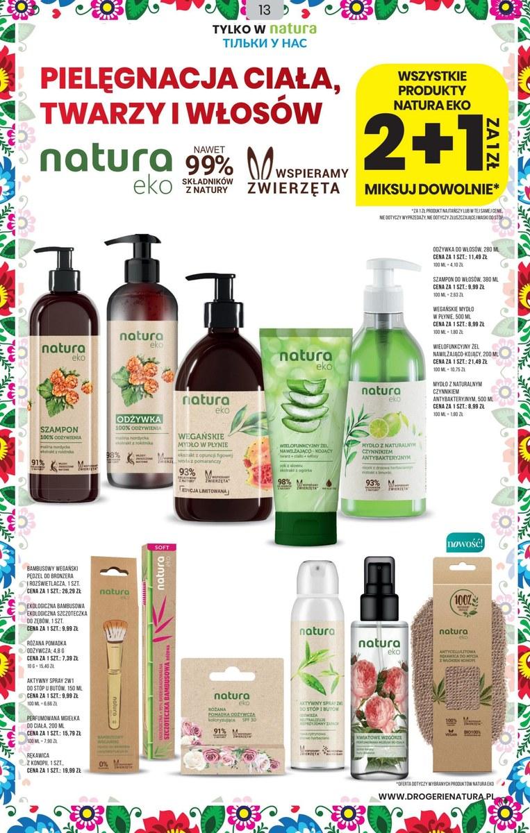 Gazetka promocyjna Drogerie Natura str. 13