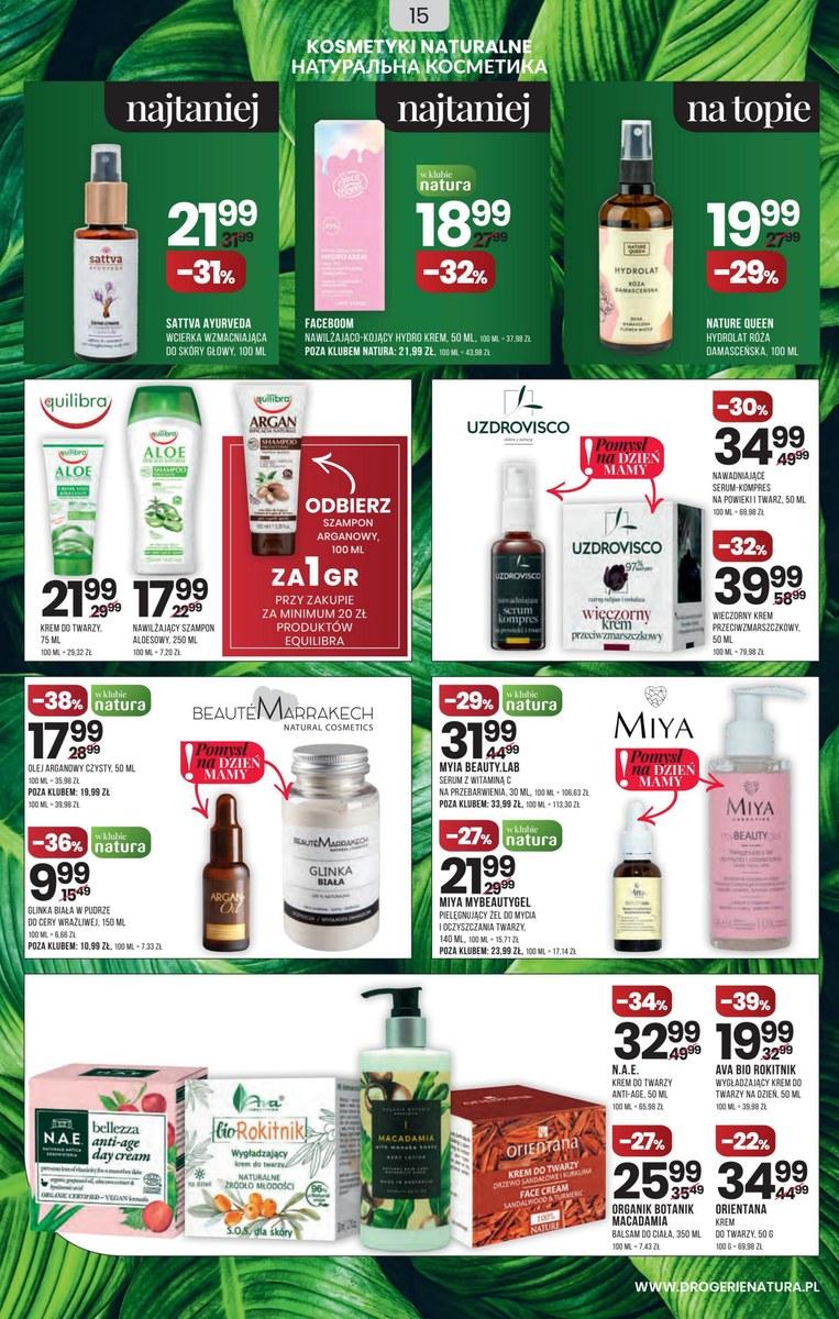 Gazetka promocyjna Drogerie Natura str. 15