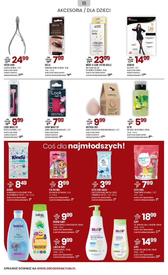 Gazetka promocyjna Drogerie Natura str. 18