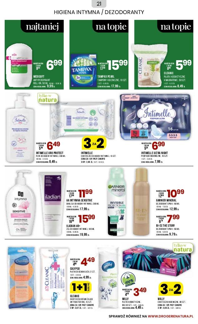 Gazetka promocyjna Drogerie Natura str. 21