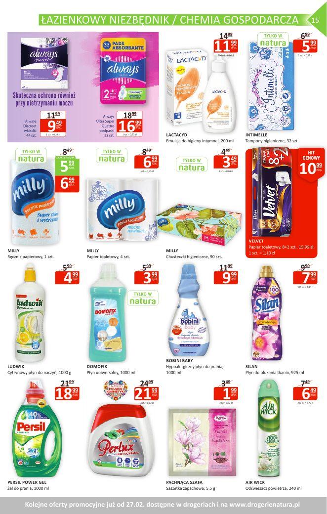 Gazetka promocyjna Drogerie Natura str. 15