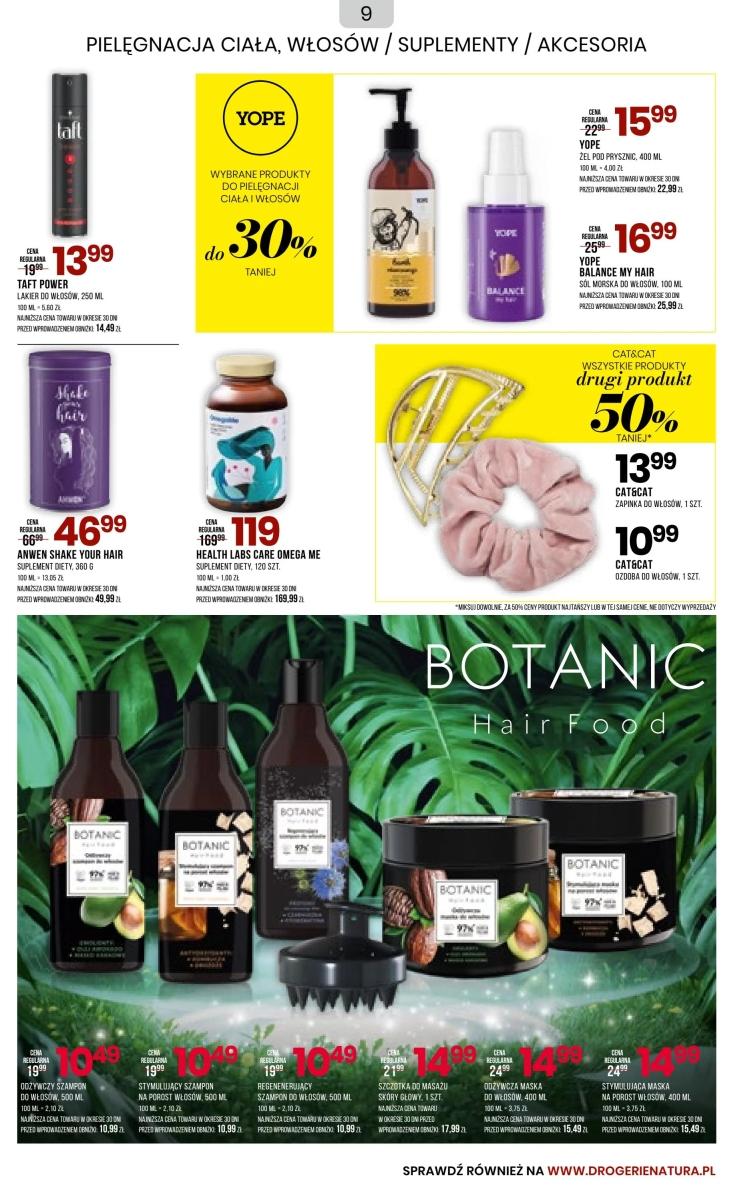 Gazetka promocyjna Drogerie Natura str. 9