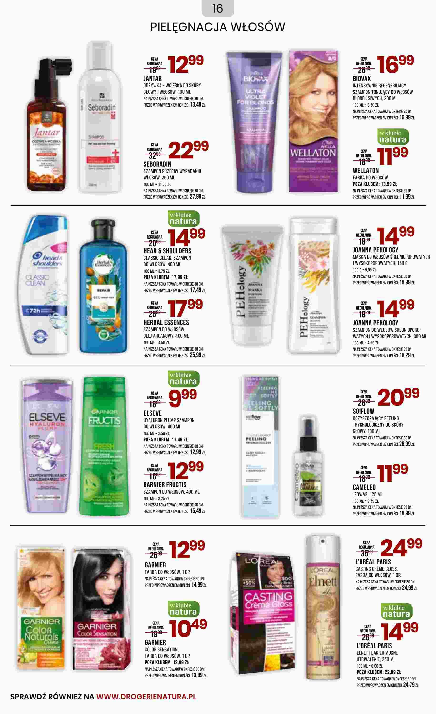 Gazetka promocyjna Drogerie Natura str. 16