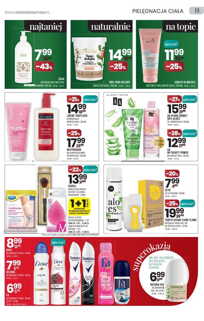 Gazetka promocyjna Drogerie Natura str. 13