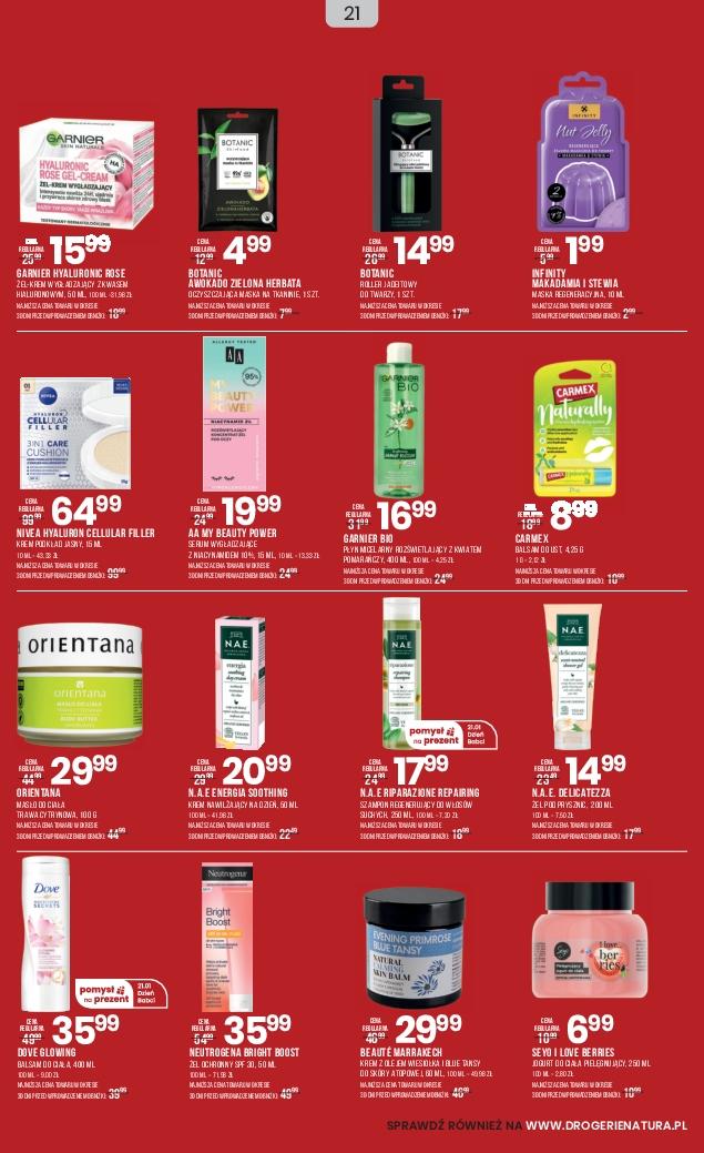 Gazetka promocyjna Drogerie Natura str. 21