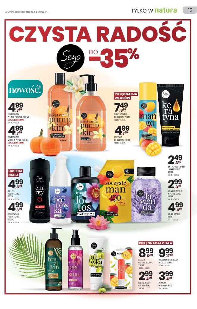 Gazetka promocyjna Drogerie Natura str. 13