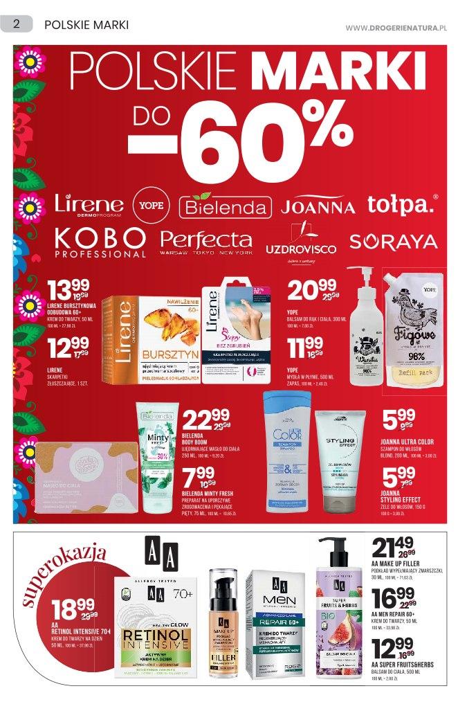 Gazetka promocyjna Drogerie Natura str. 2