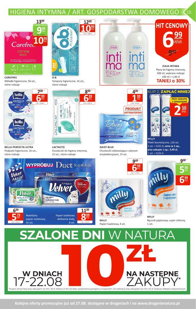 Gazetka promocyjna Drogerie Natura str. 15