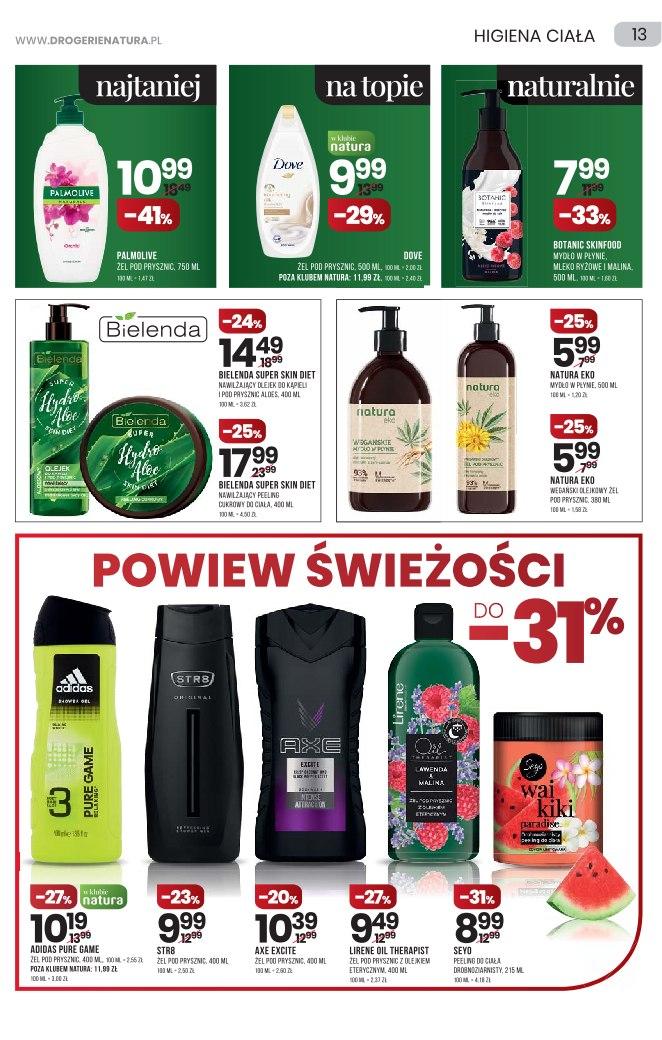 Gazetka promocyjna Drogerie Natura str. 13