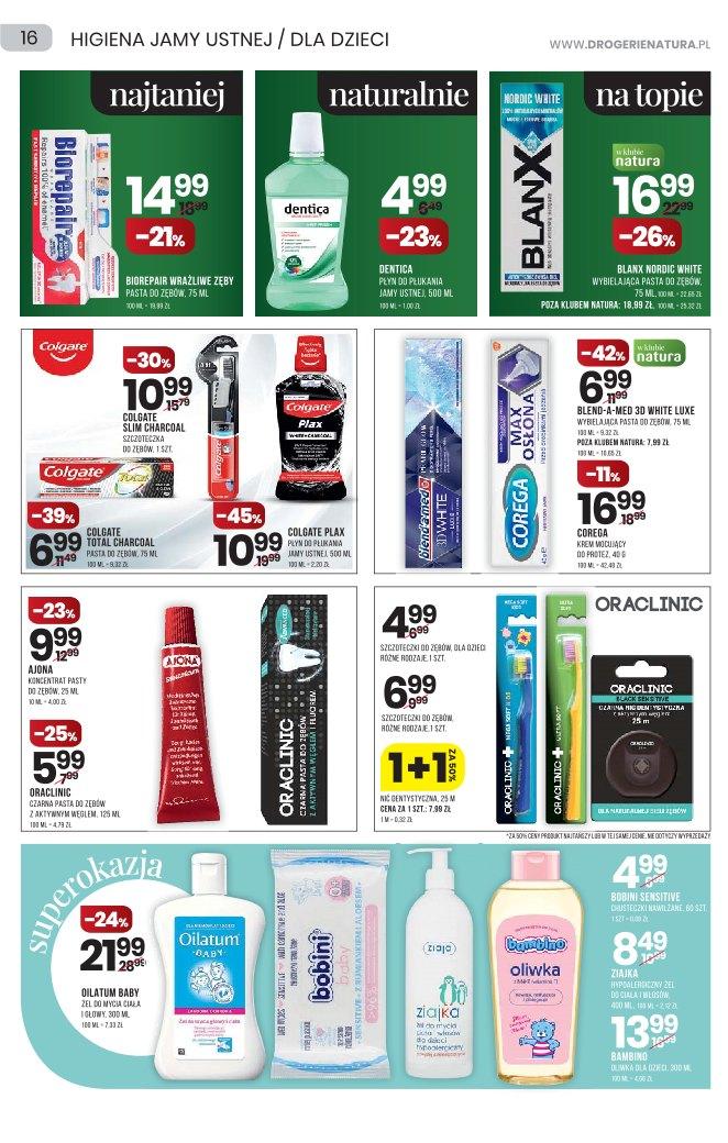 Gazetka promocyjna Drogerie Natura str. 16