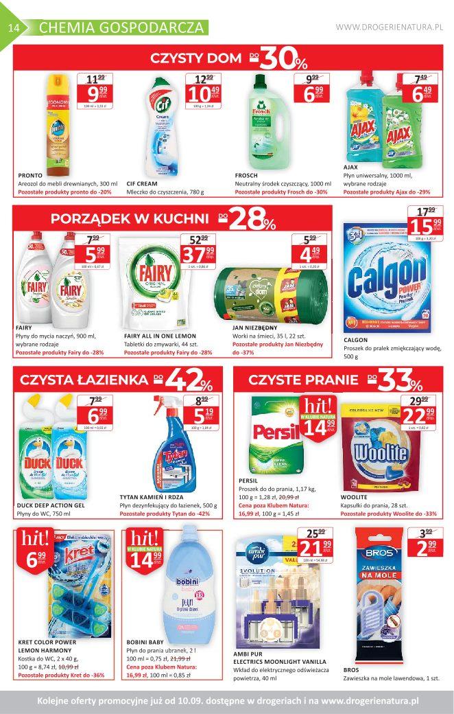 Gazetka promocyjna Drogerie Natura str. 14
