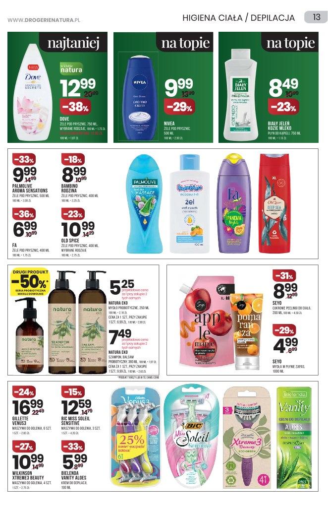 Gazetka promocyjna Drogerie Natura str. 13