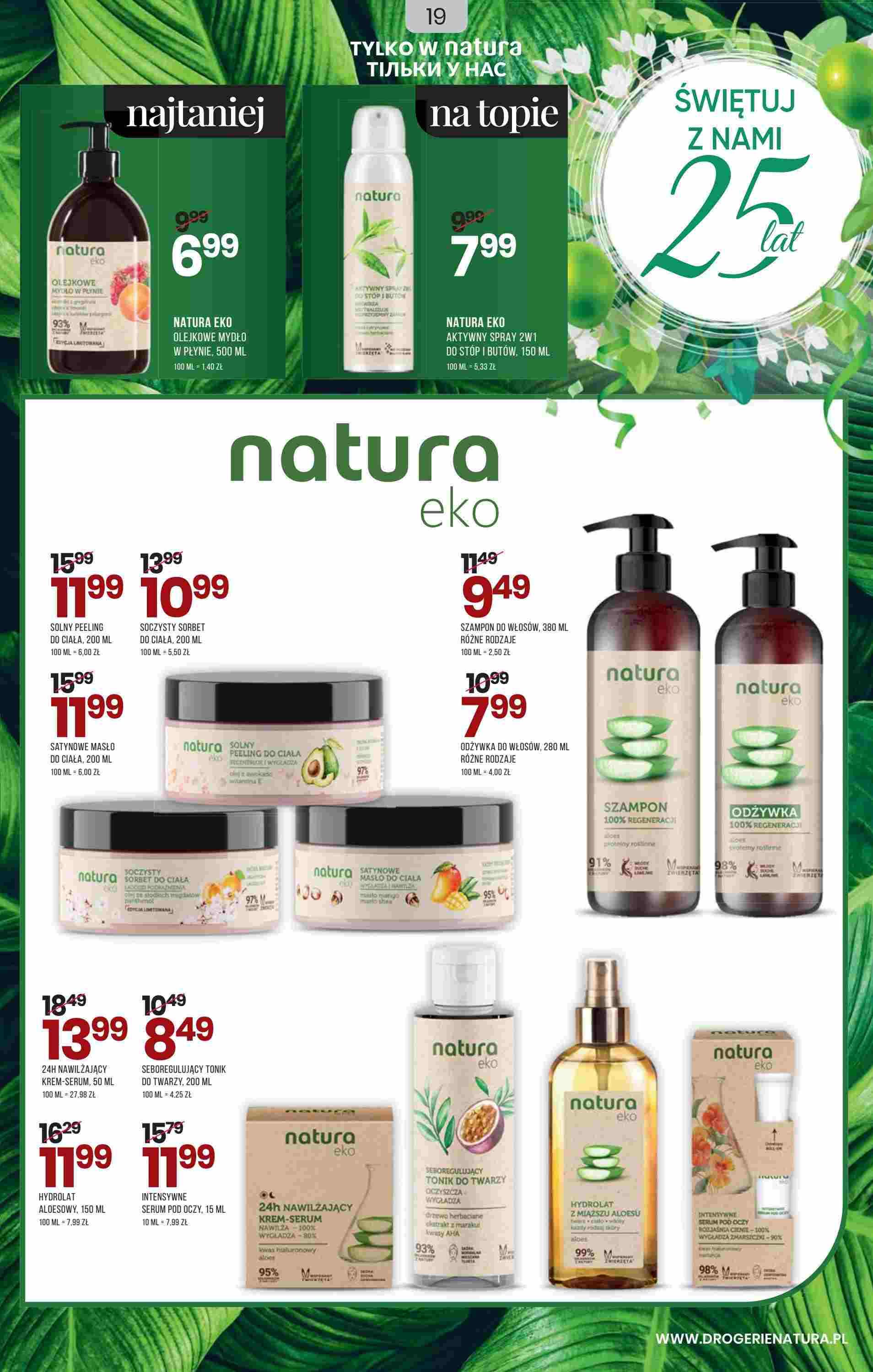 Gazetka promocyjna Drogerie Natura str. 19