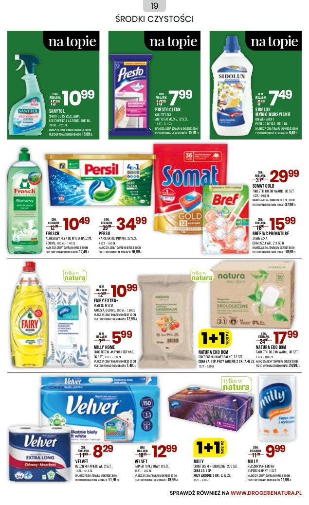 Gazetka promocyjna Drogerie Natura str. 19