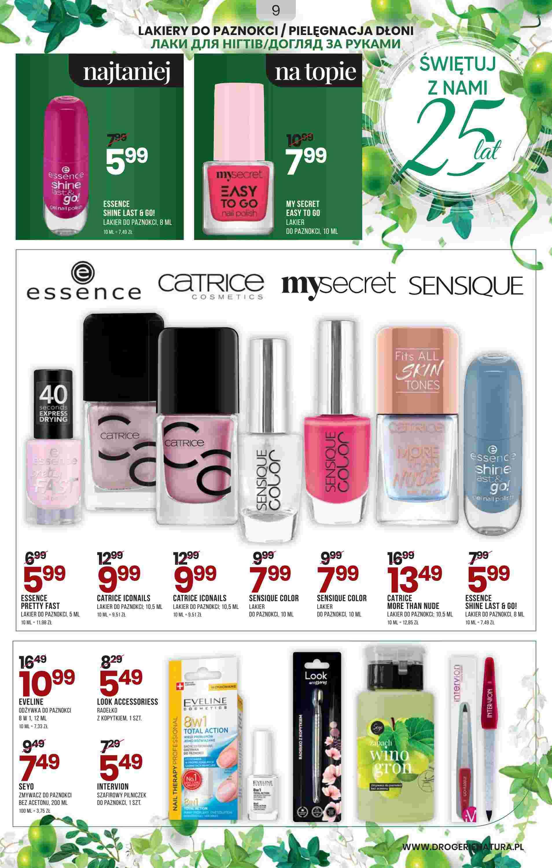 Gazetka promocyjna Drogerie Natura str. 9