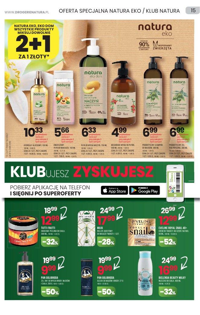 Gazetka promocyjna Drogerie Natura str. 15