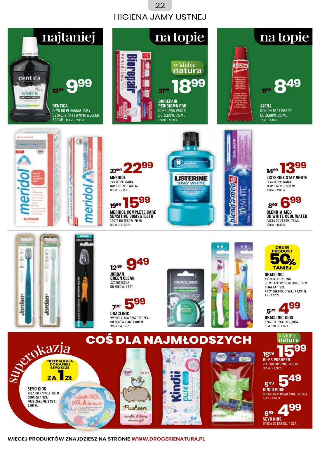 Gazetka promocyjna Drogerie Natura str. 22