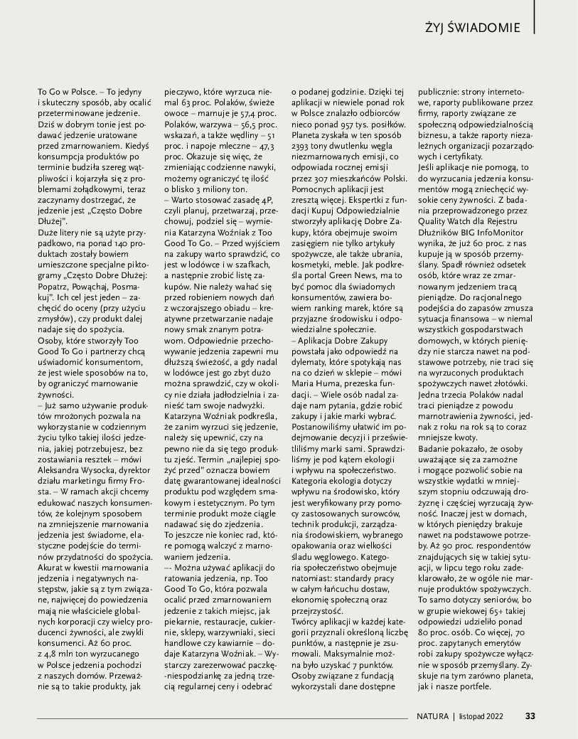 Gazetka promocyjna Drogerie Natura str. 33