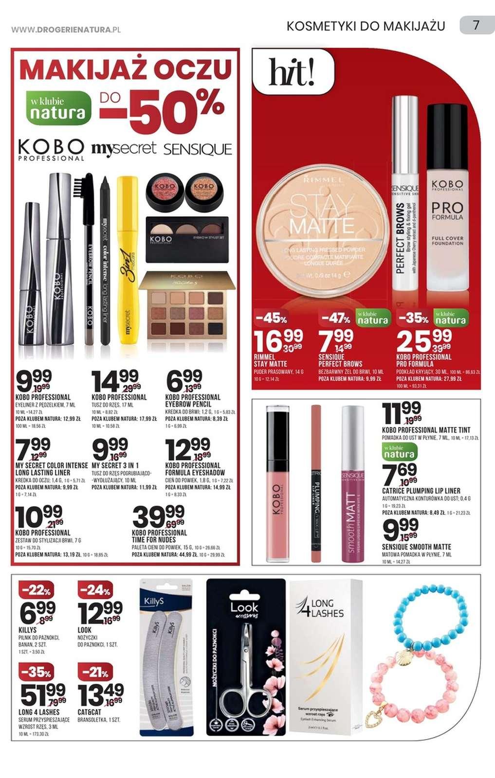 Gazetka promocyjna Drogerie Natura str. 7
