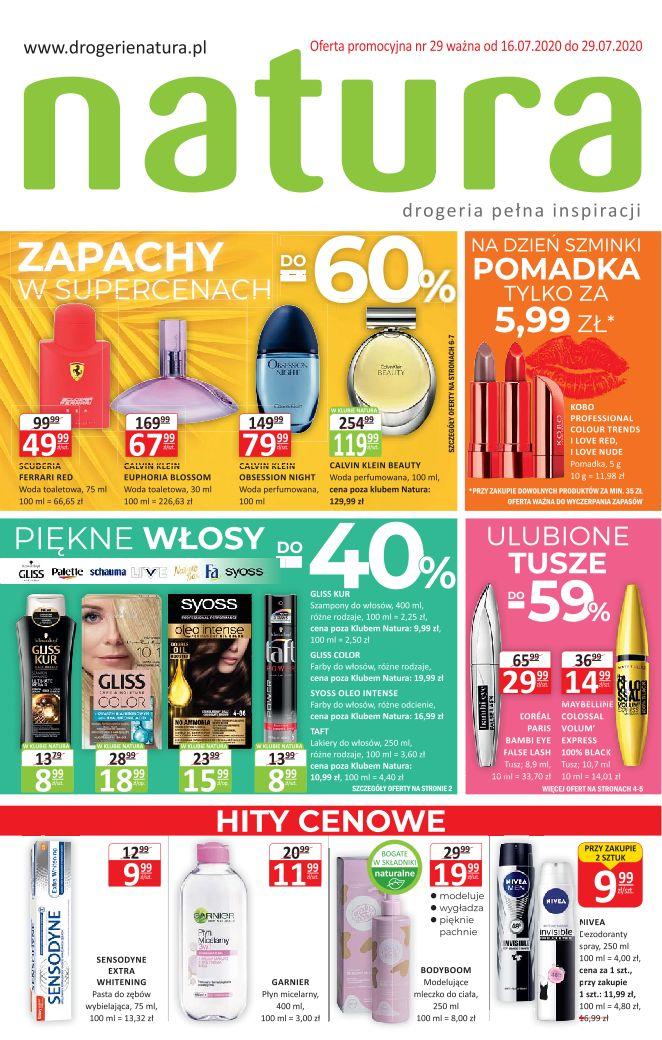 Gazetka promocyjna Drogerie Natura str. 1