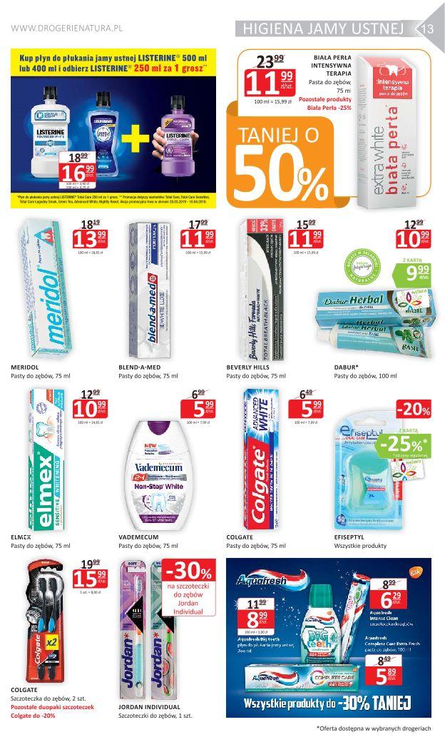 Gazetka promocyjna Drogerie Natura str. 13