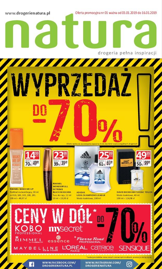 Gazetka promocyjna Drogerie Natura str. 1