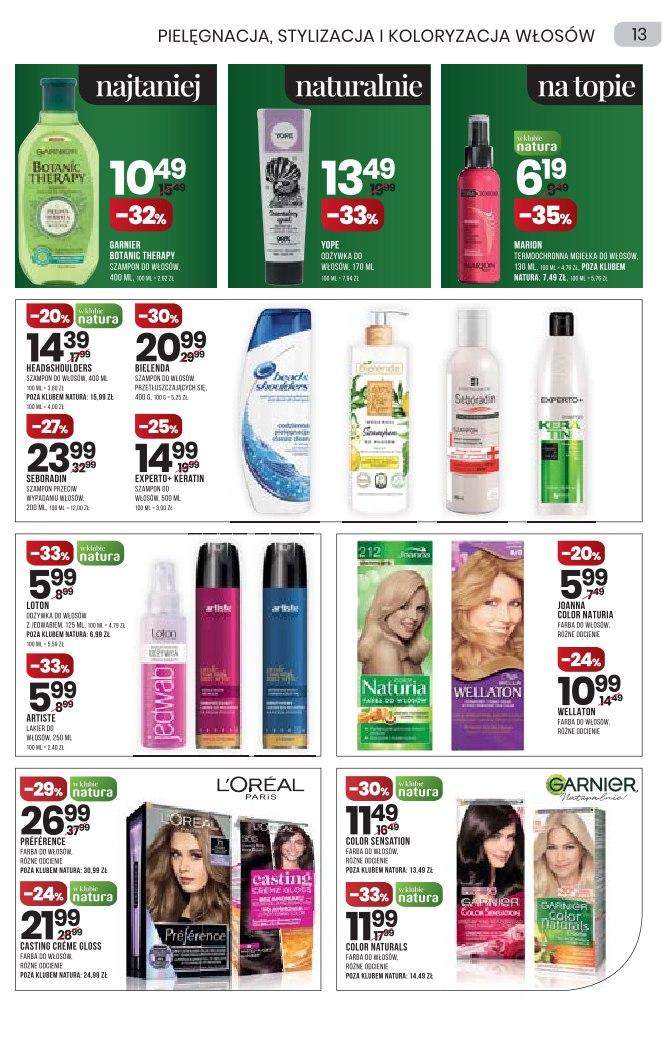 Gazetka promocyjna Drogerie Natura str. 13