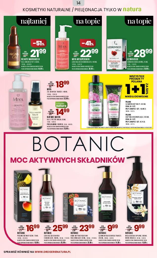 Gazetka promocyjna Drogerie Natura str. 14