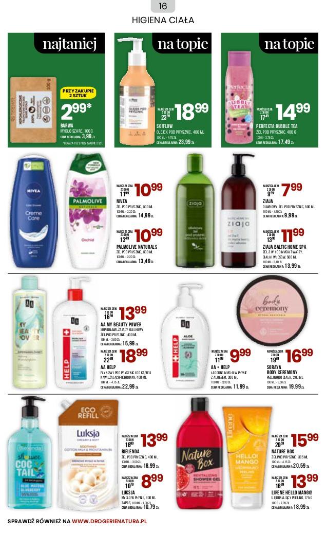 Gazetka promocyjna Drogerie Natura str. 16