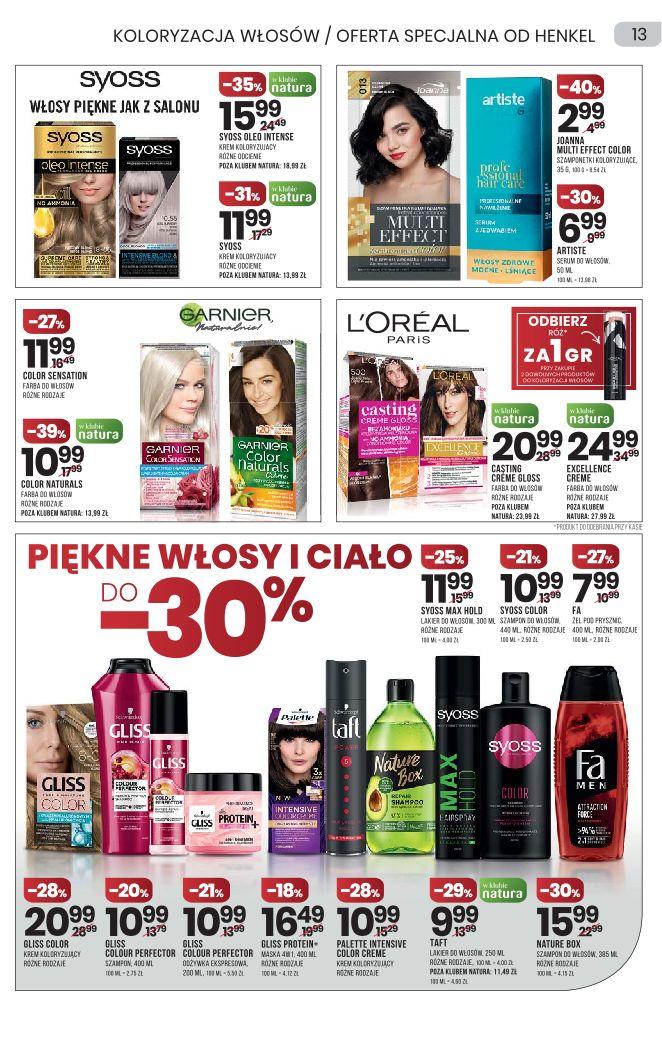 Gazetka promocyjna Drogerie Natura str. 13