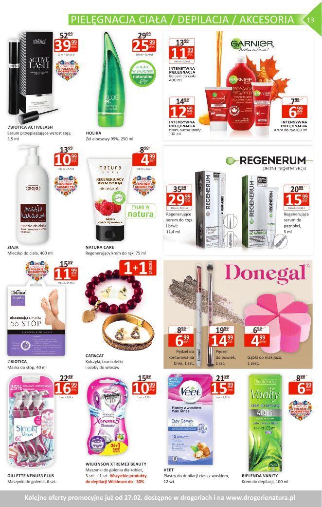 Gazetka promocyjna Drogerie Natura str. 13