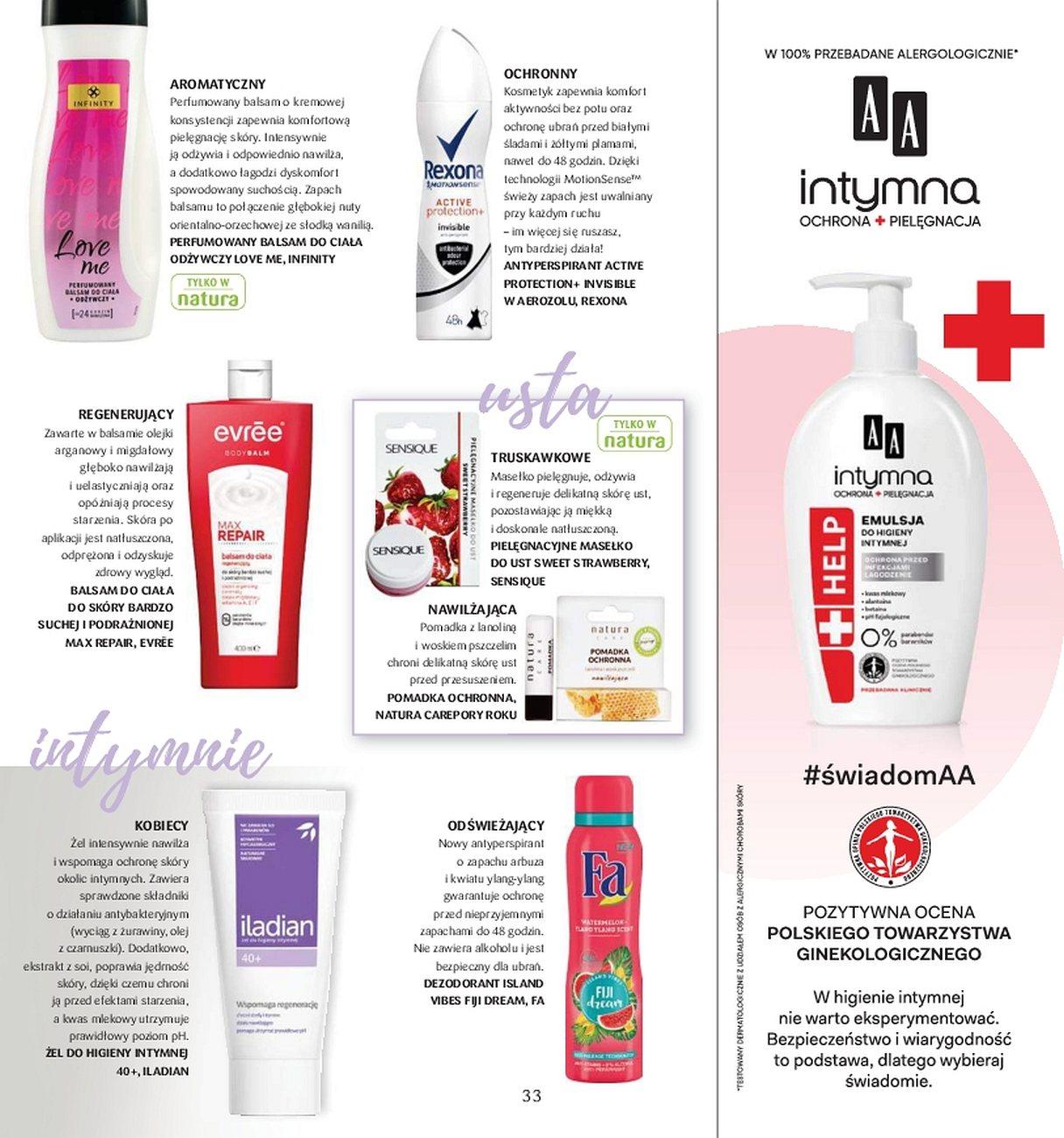 Gazetka promocyjna Drogerie Natura str. 33