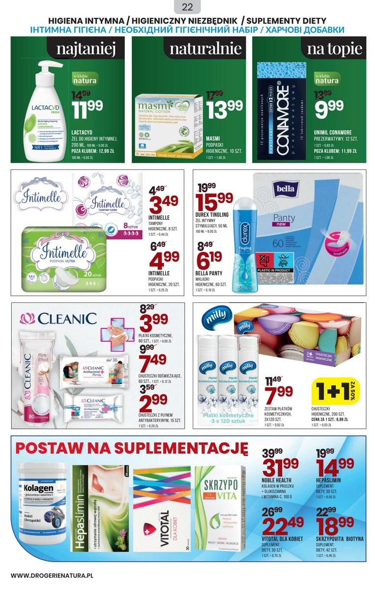 Gazetka promocyjna Drogerie Natura str. 22