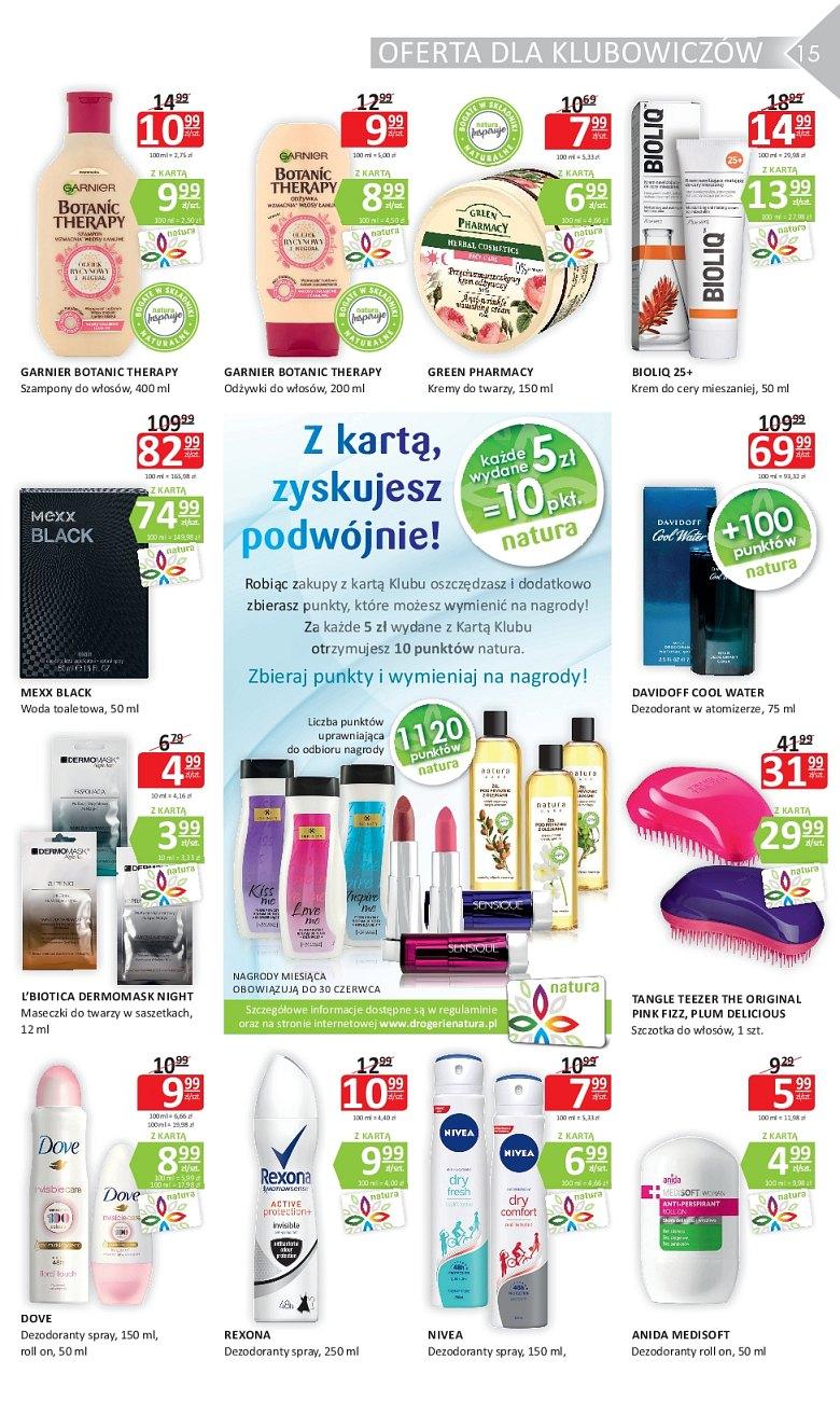 Gazetka promocyjna Drogerie Natura str. 15
