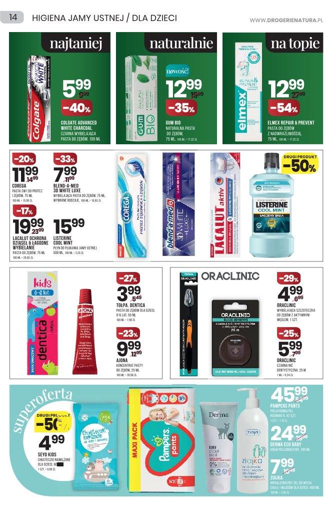 Gazetka promocyjna Drogerie Natura str. 14