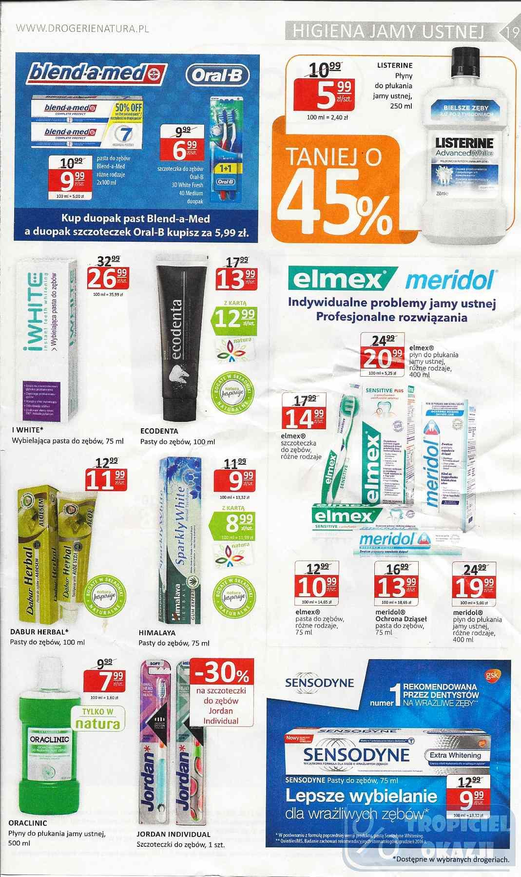 Gazetka promocyjna Drogerie Natura str. 19