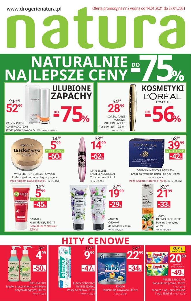 Gazetka promocyjna Drogerie Natura str. 1