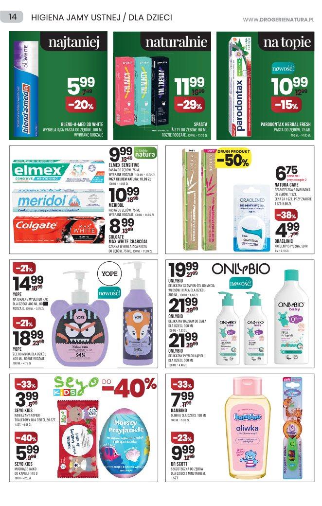 Gazetka promocyjna Drogerie Natura str. 14