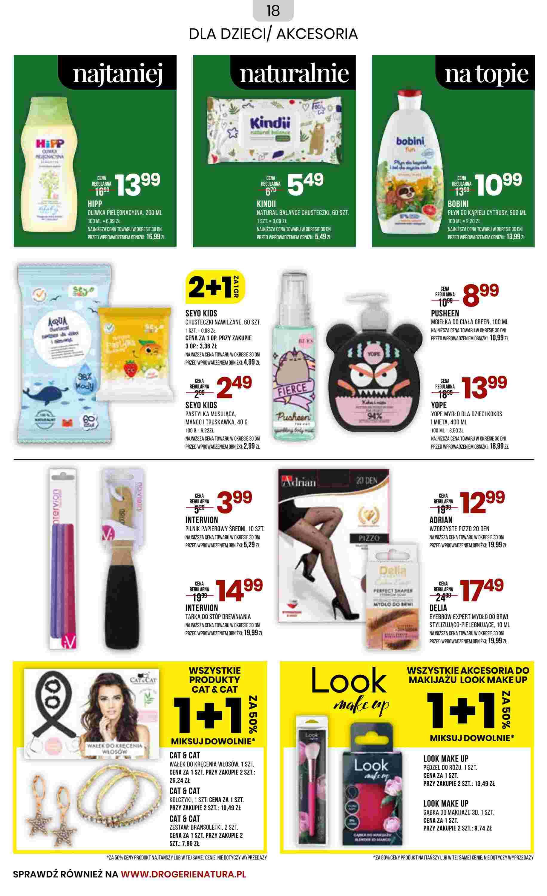 Gazetka promocyjna Drogerie Natura str. 18