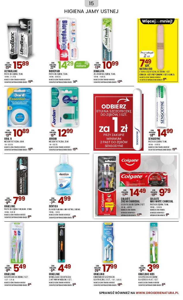 Gazetka promocyjna Drogerie Natura str. 15