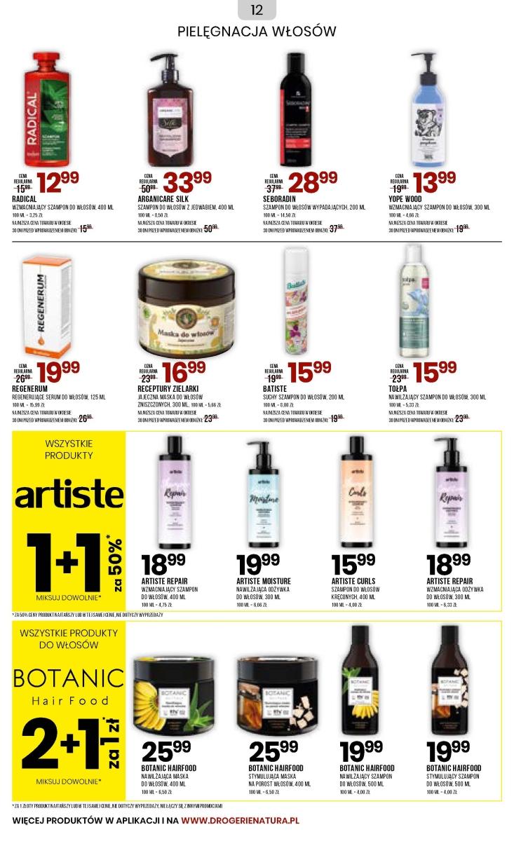 Gazetka promocyjna Drogerie Natura str. 12