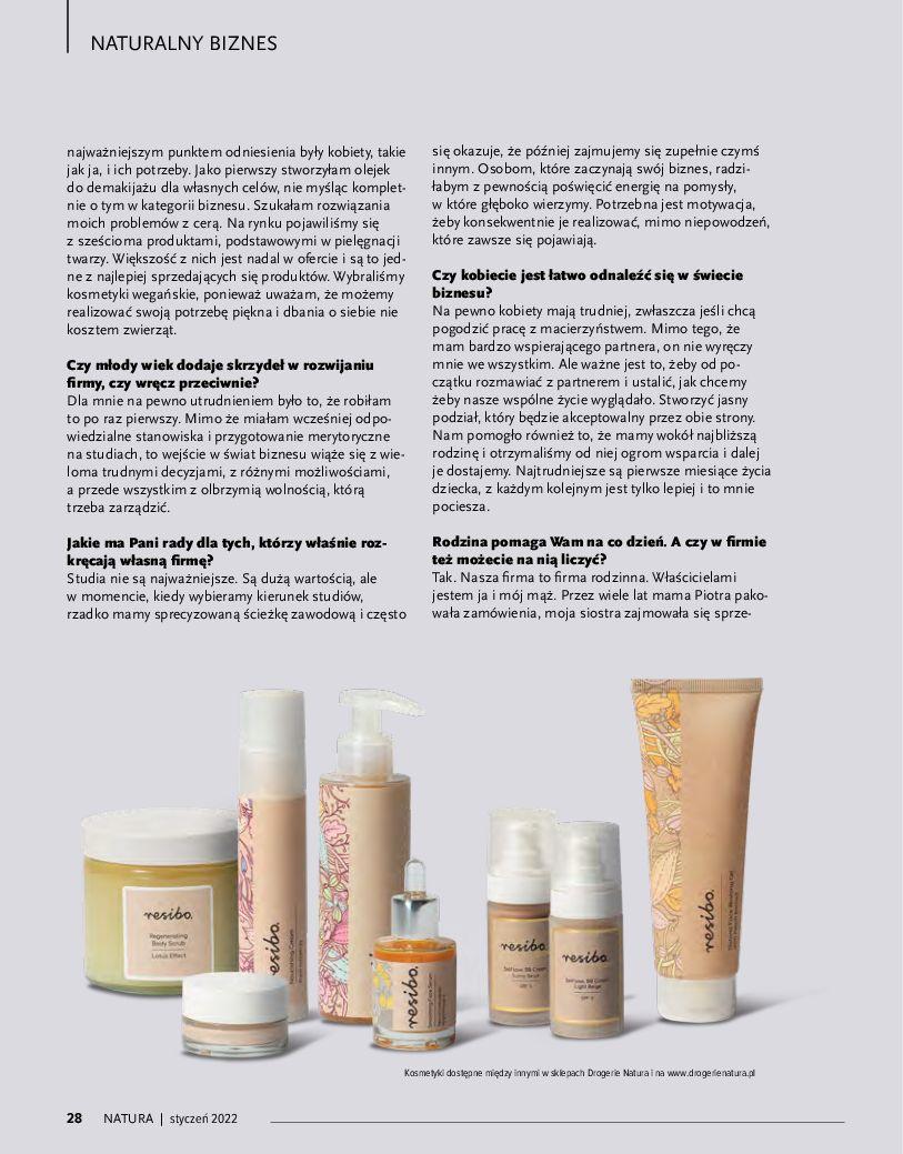 Gazetka promocyjna Drogerie Natura str. 28