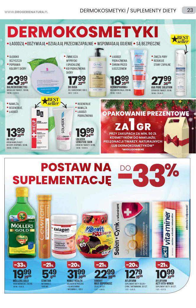 Gazetka promocyjna Drogerie Natura str. 23