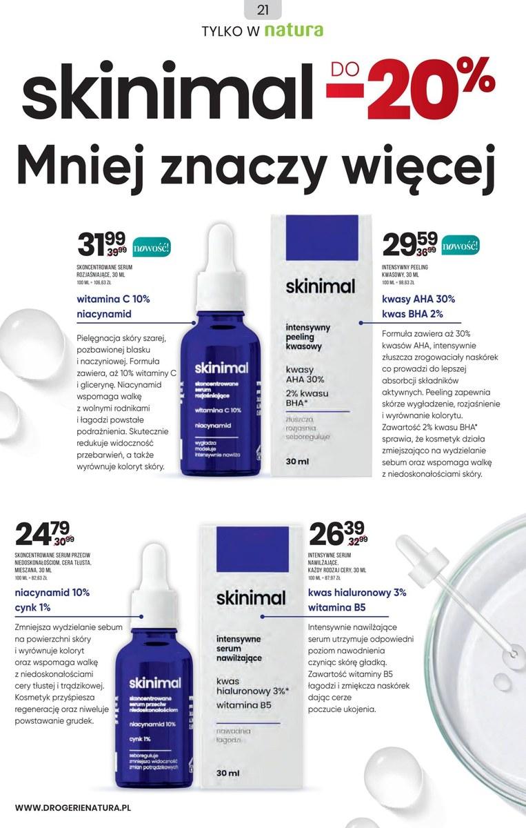 Gazetka promocyjna Drogerie Natura str. 21