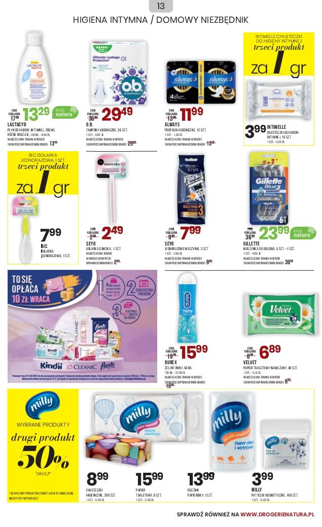 Gazetka promocyjna Drogerie Natura str. 13