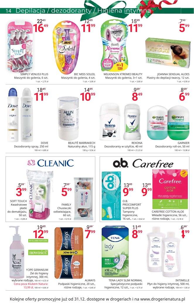 Gazetka promocyjna Drogerie Natura str. 14