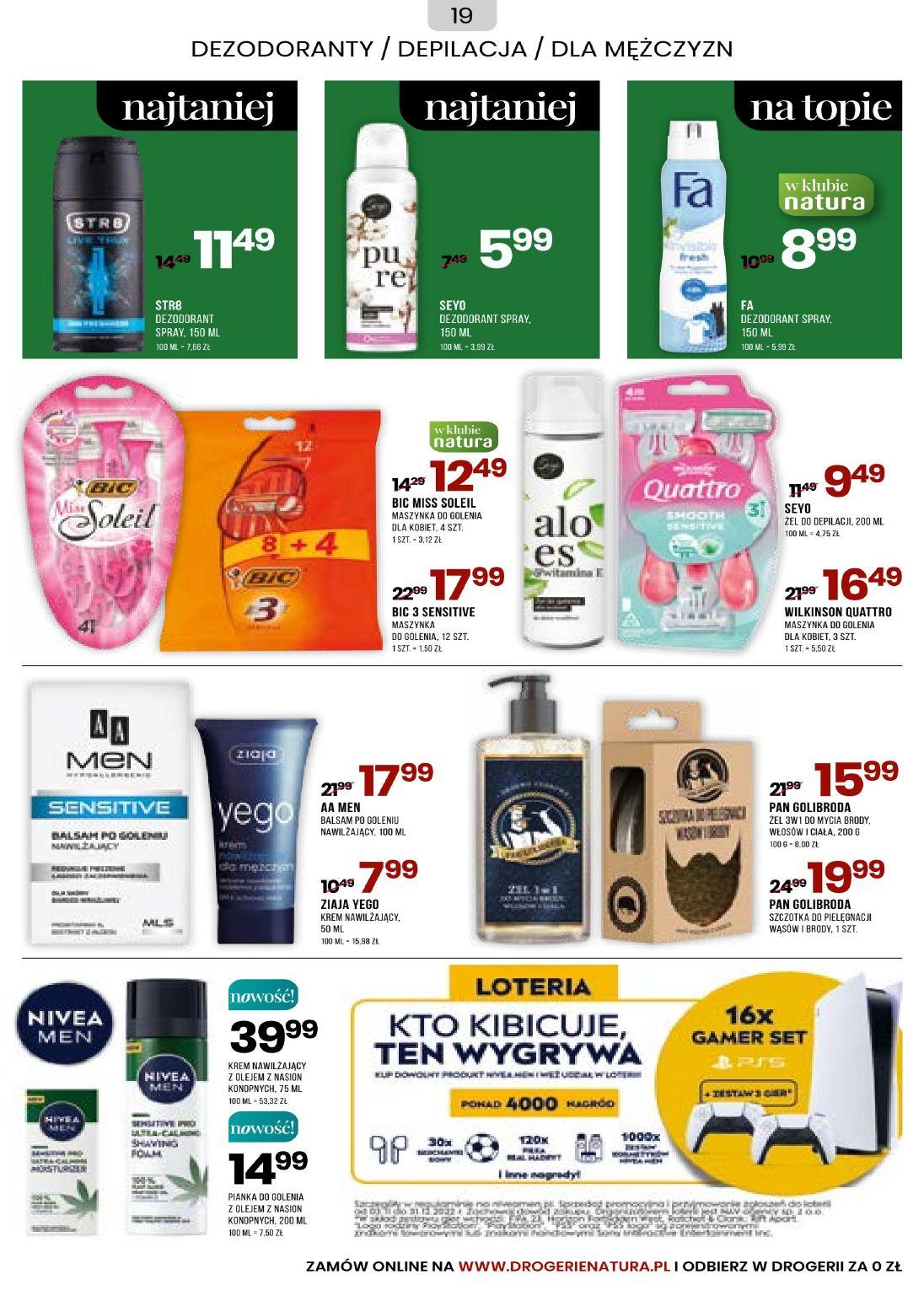 Gazetka promocyjna Drogerie Natura str. 19