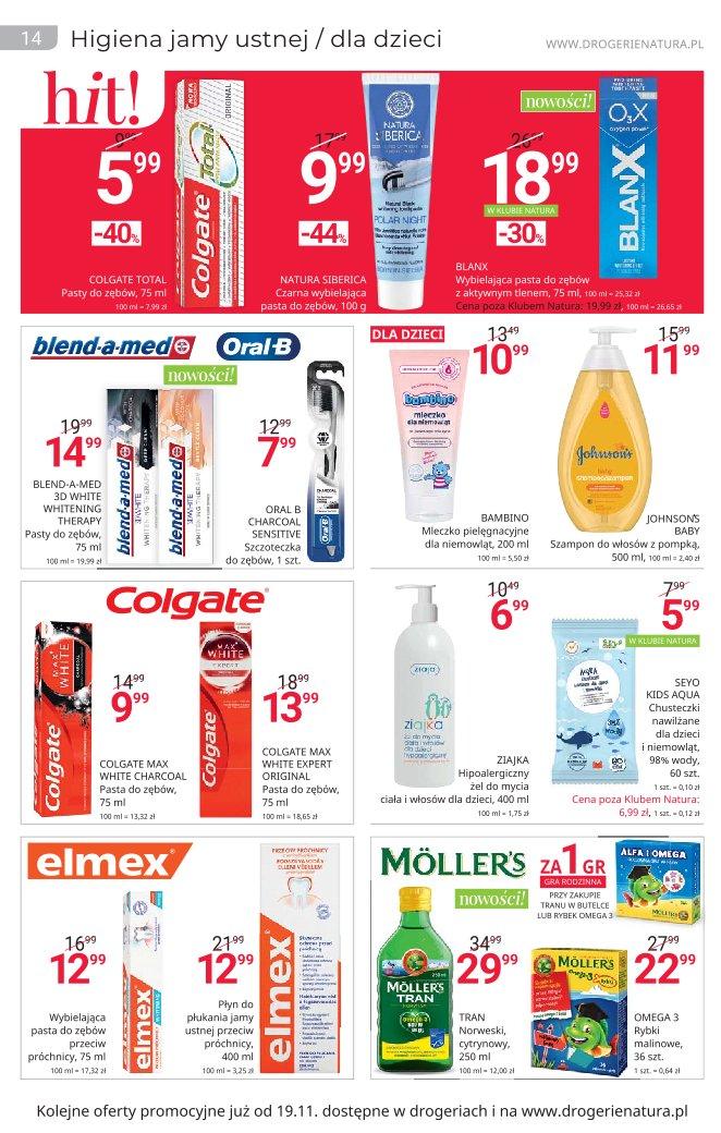 Gazetka promocyjna Drogerie Natura str. 14