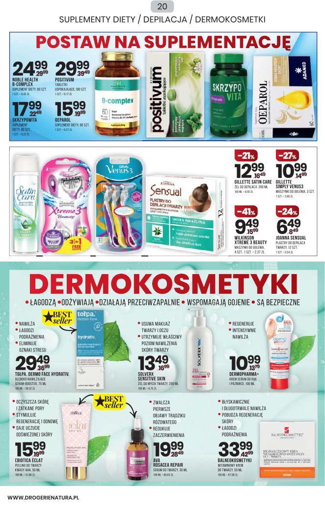 Gazetka promocyjna Drogerie Natura str. 20